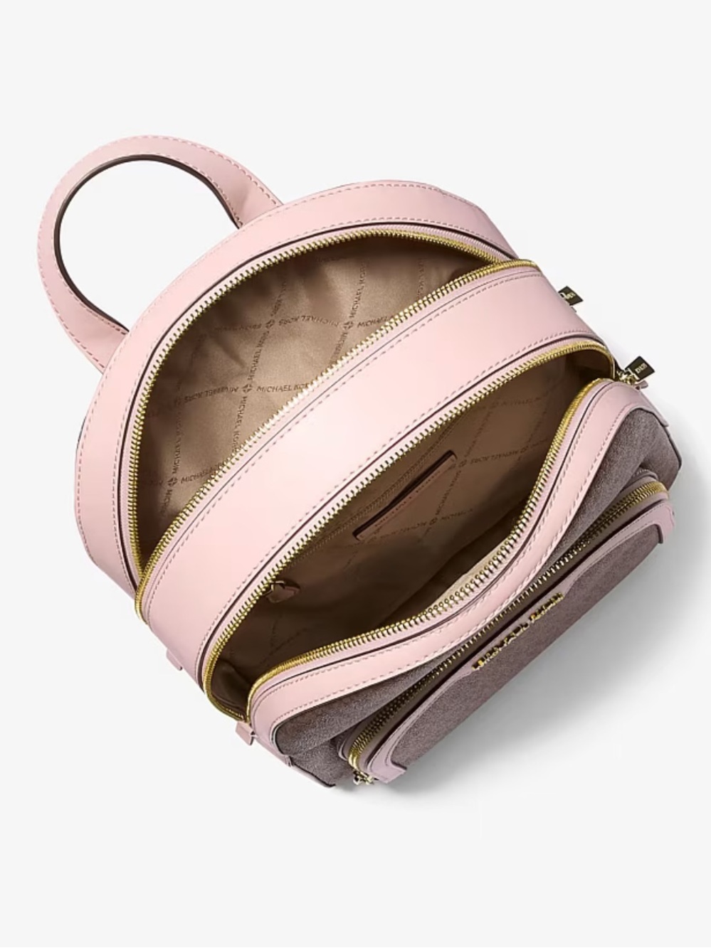 Michael Kors Jaycee Medium Zip Pocket Logo Backpack
Powder Blush 
NWT - Picture 3 of 16